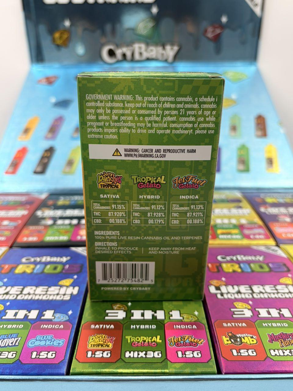 Crybaby 3g uk, crybaby 3g vape, crybaby trios 3 in 1, Crybaby 3g disposable, Crybaby disposable 3g, Crybaby disposable vape