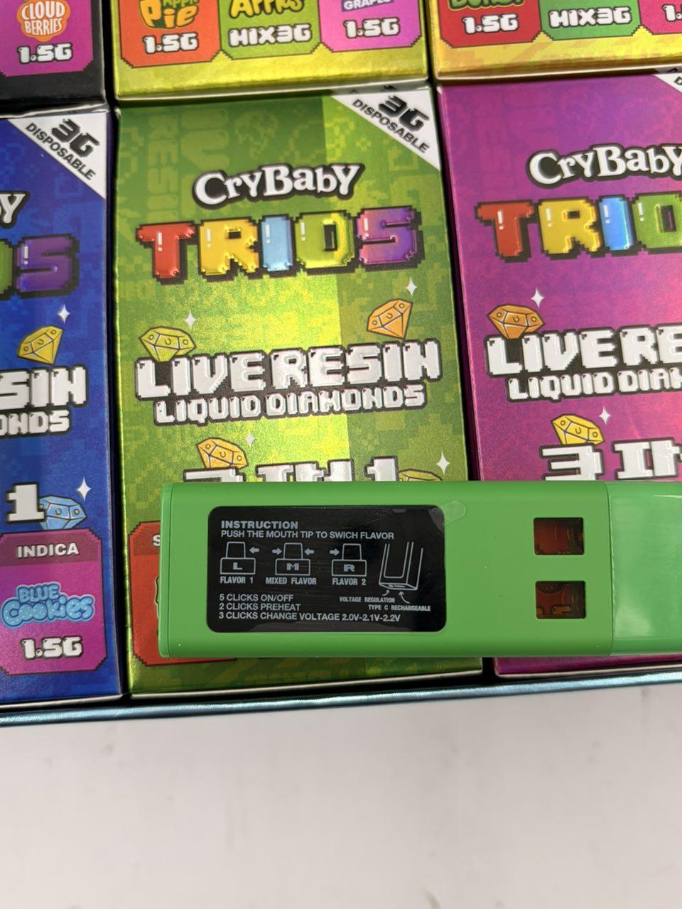 Crybaby 3g uk, crybaby 3g vape, crybaby trios 3 in 1, Crybaby 3g disposable, Crybaby disposable 3g, Crybaby disposable vape