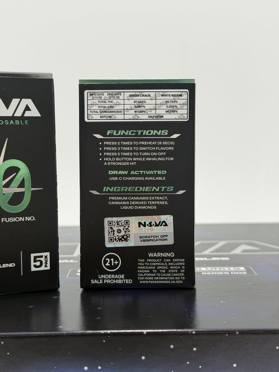 Nova vape uk, Nova 2g, Nova 2g Disposable, Nova Thc Vape